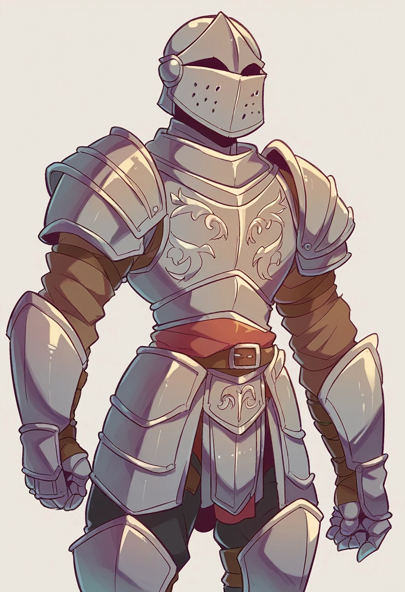 attractive female knight in armor