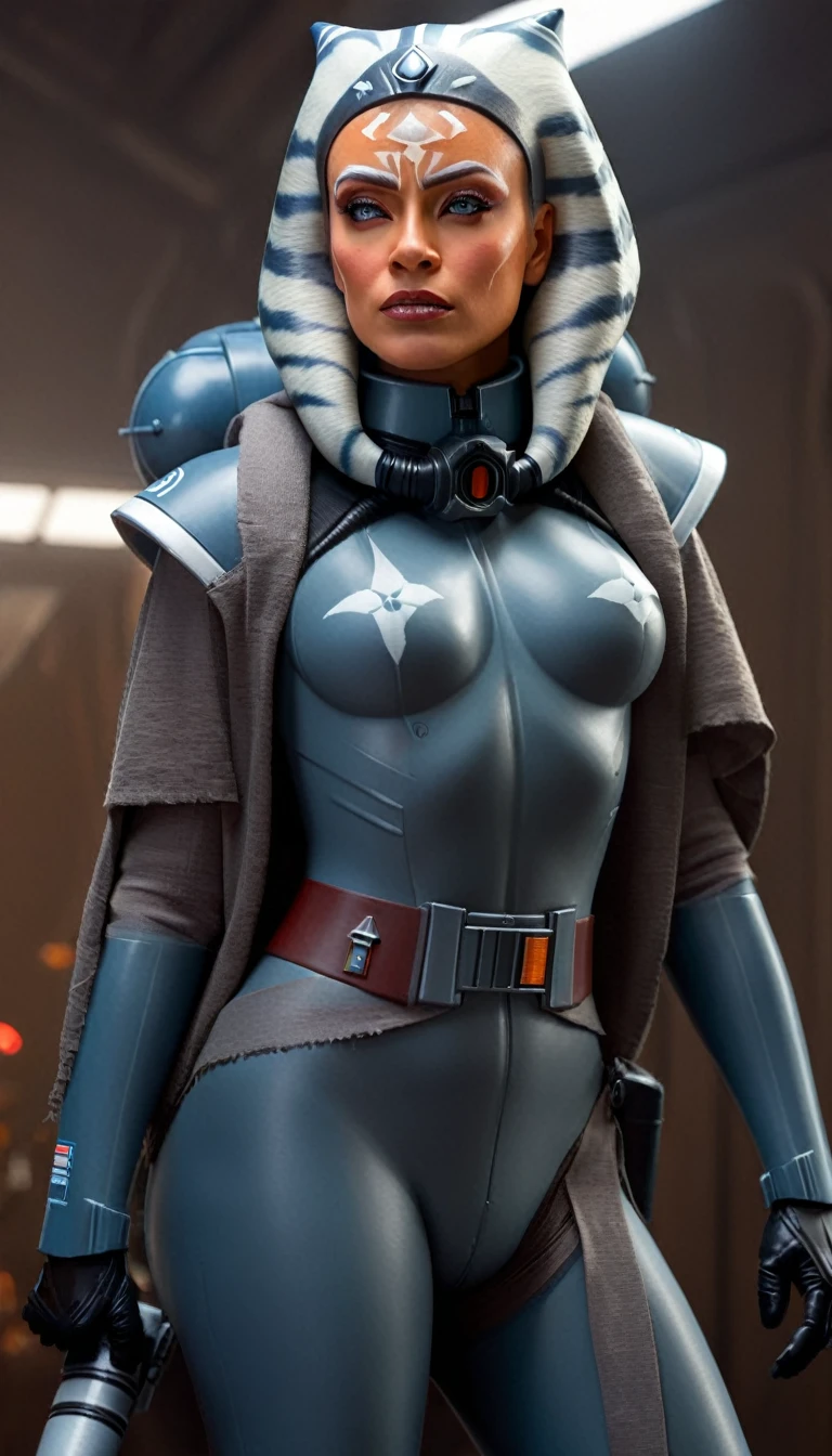 A beautiful sexy woman, ahsoka, skin tight latex, dressed as latex imperial officer, (detailed realistic,4k,8k,highres,masterpiece:1.2),ultra-detailed,(realistic,photorealistic,photo-realistic:1.37),HDR,UHD,studio lighting,ultra-fine painting,sharp focus,physically-based rendering,extreme detail description,professional,vivid colors,bokeh,portrait,sci-fi,dramatic lighting,chiaroscuro,cinematic,moody
