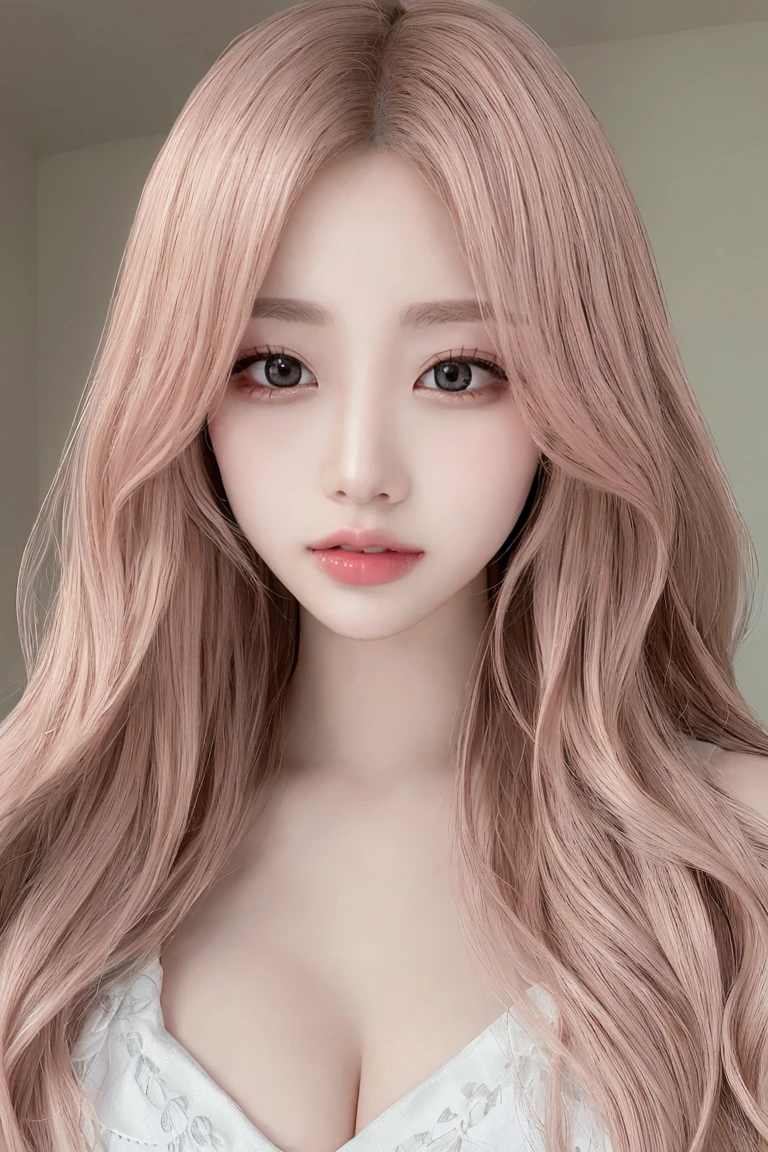 masterpiece、Highest quality、Extremely detailed 8K、Ultra HD、Super detailed、Very detailed、Very realistic、Photo Real、Japanese、One Girl、High head rate、Beautiful realistic face、Realistic face in every detail、High detail, Realistic Hair、Beautiful and realistic hairstyles、Beautiful and realistic eyes、hVery detailed realistic eyes、Proportional eyes、HVery detailed pupils、Very detailedリアルな自然な眉毛、Very detailedリアルな唇、 Beautiful and realistic lips、Pink lipstick、Sexy lips、Realistic and well-proportioned breasts、Realistic medium sized breasts、Slim Abs、Very detailed皮膚