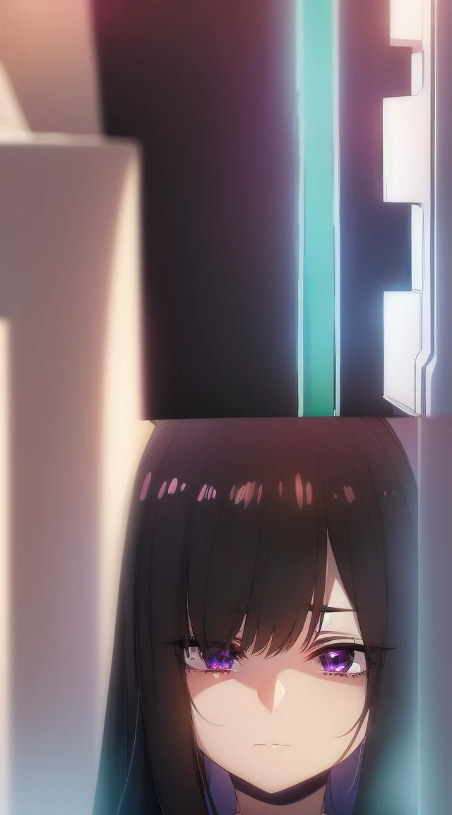 1girl,((black hair))
BREAK ((inoue takina, long hair, bangs, black hair, (purple eyes:1.2),crop top, white socks, shirt, long sleeves, dress, ribbon, , white shirt, collared shirt, belt, neck ribbon, blue dress, green ribbon, pleated dress, grey dress, two-tone dress, blue belt, lycoris uniform,:1))
BREAK ((blank eyes, mind control,StSPendulum,phone in corner:1.4))
BREAK indoors,
BREAK looking at viewer,
BREAK (masterpiece:1.2), best quality, high resolution, unity 8k wallpaper, (illustration:0.8), (beautiful detailed eyes:1.6), extremely detailed face, perfect lighting, extremely detailed CG, (perfect hands, perfect anatomy),