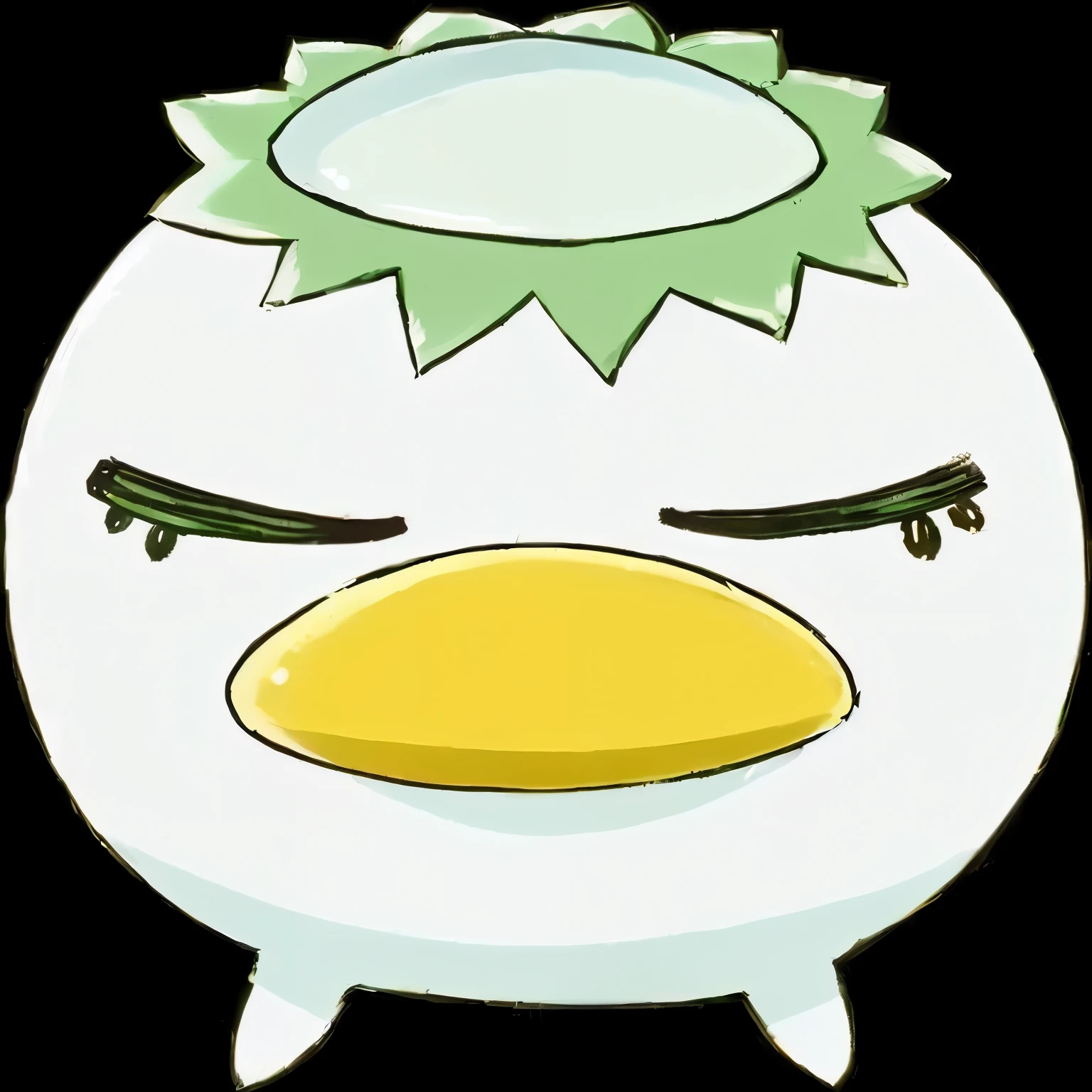 A white bird with a green crown on its head, gelbooru anime character, Sentient Bird, Dambru, Fresh peas, Integrate into Liligan, frown, Reincarnation of Shitara Slime Datakken, Local Customs Department, Notebook Axe, Monitor, Geelong, Folk Art, Chiyuki-san