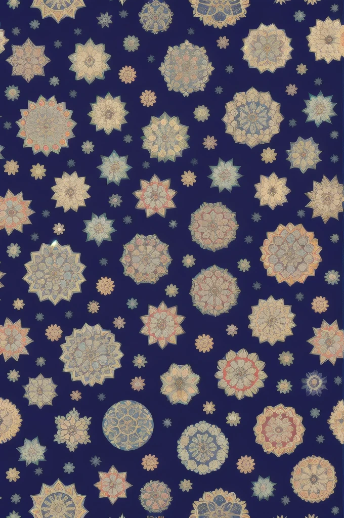 seamless pattern, tapestry, intricate, full of detalis, colorful