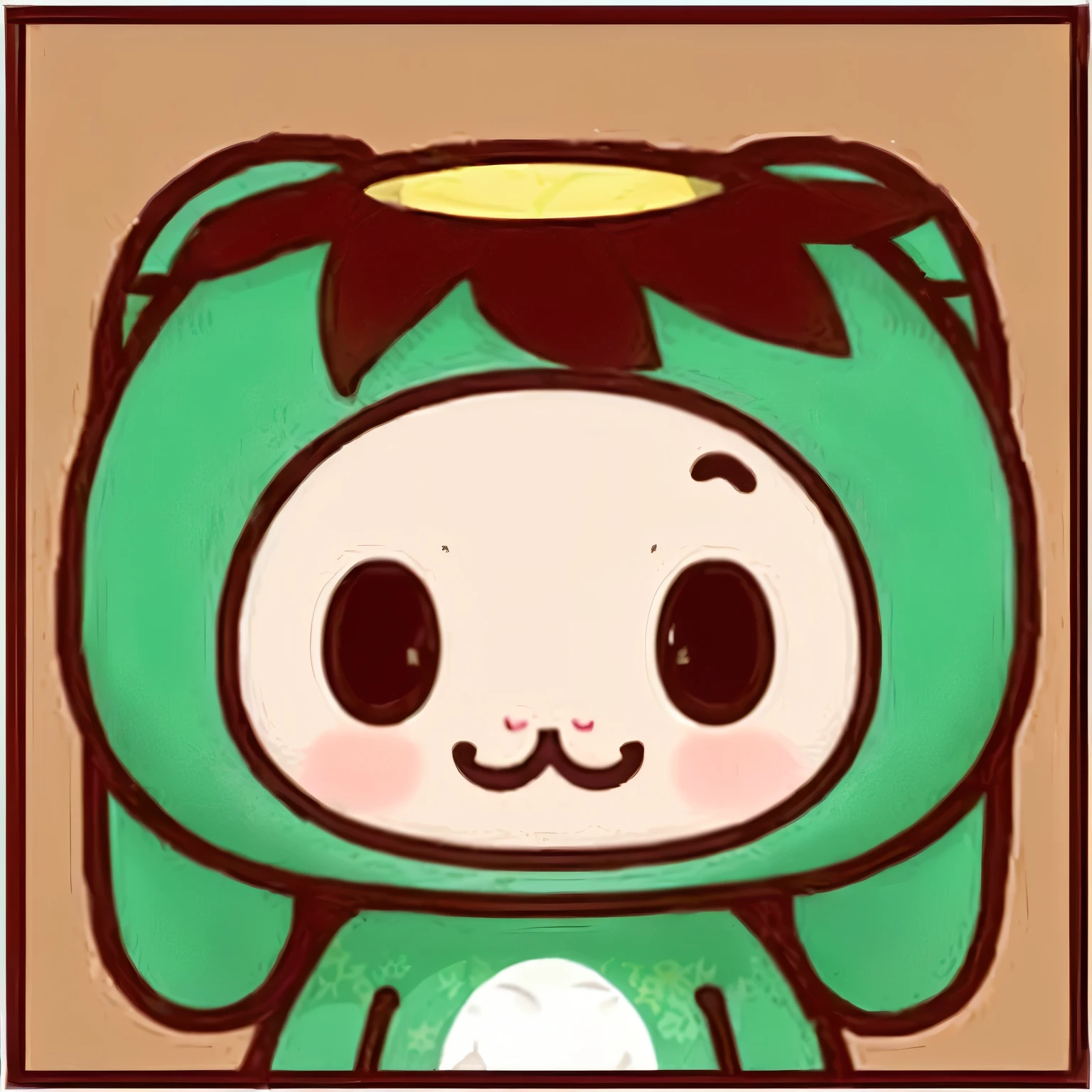 A cartoon character of a green frog with a crown on his head, Kawaii yoda icon, Maple Story Character Art, Monitor, Lovely characters, Kawaii chibi, Full Moon, animal crossing characters, Kawaii yoda, Kawaii, Akasaka-ue , Discord profile picture, cute cartoon, 🐿🍸🍋, Character Icon