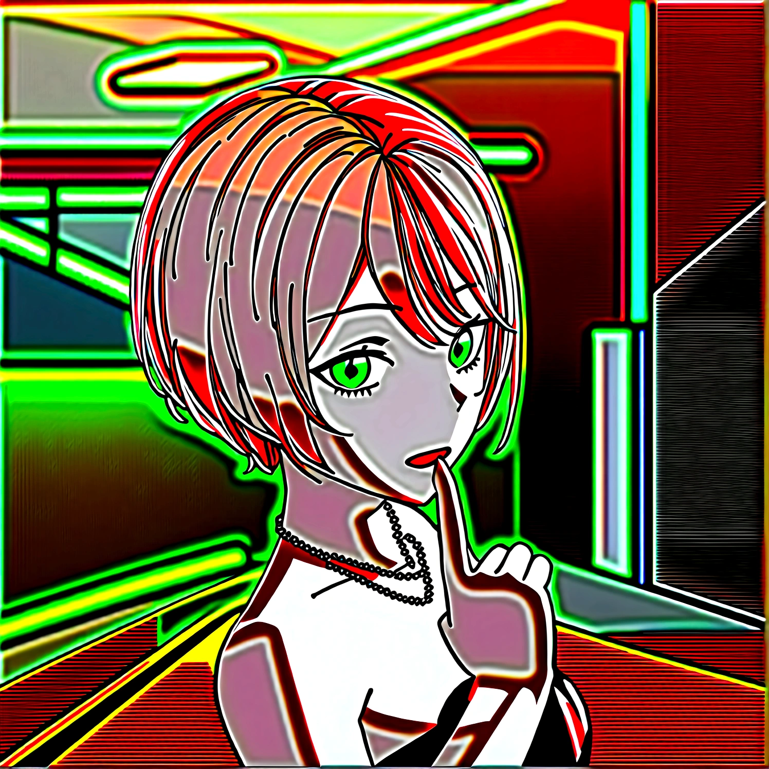 anime girl with brown hair and green eyes standing on a street, realistic anime 3 d style, smooth anime cg art, made with anime painter studio, anime style. 8K, anime. Soft lighting, anime styled 3d, semirealistic anime style, photorealistic anime girl render, painted in anime painter studio, realistic young anime girl, semi realistic anime