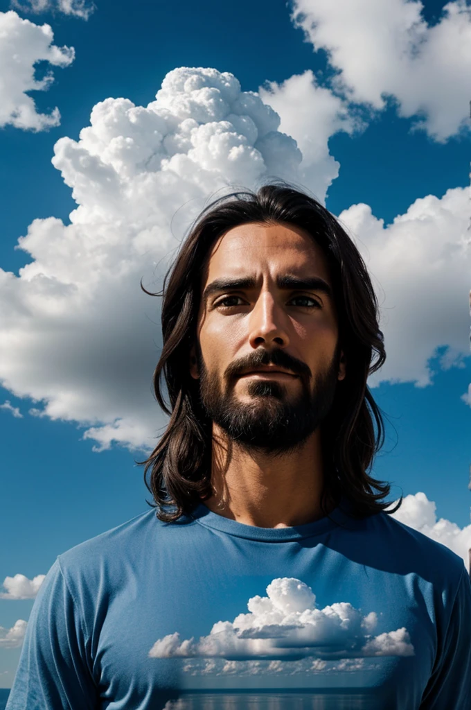 Jesus face cloud
