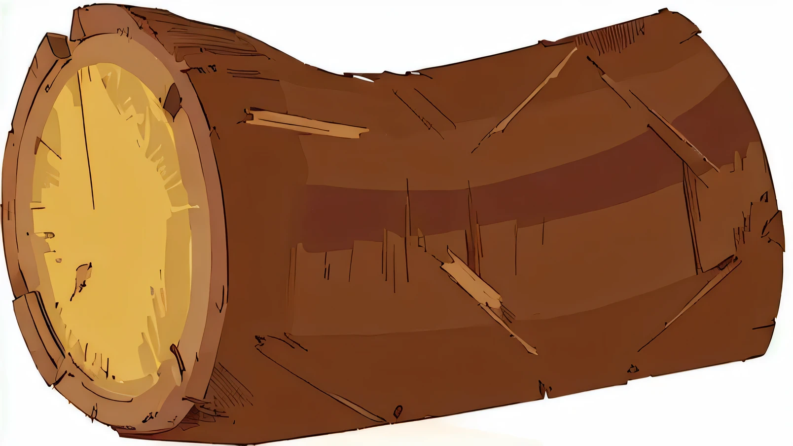 A cut piece of wood
