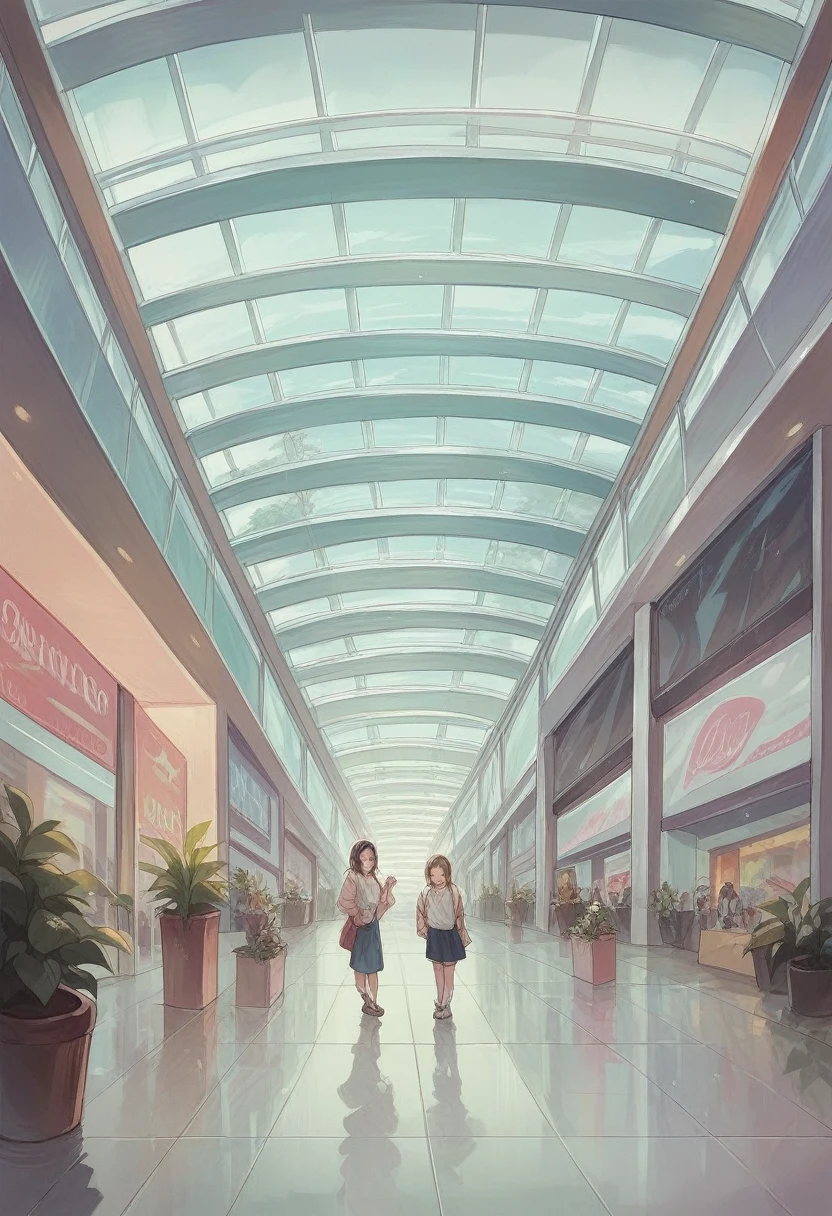 Realistic amateur photo posted to , Young Female ,mall