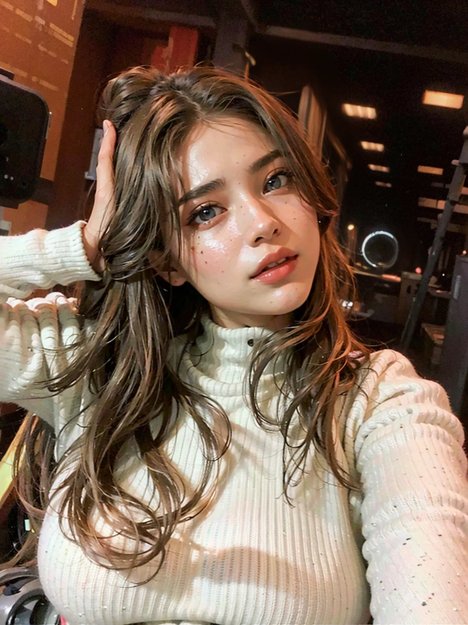 (1girl:1.3), solo,__body-parts__, official art, unity 8k wallpaper, ultra detailed, beautiful and aesthetic, beautiful, masterpiece, best quality, RAW, masterpiece, super fine photo,, best quality, super high Resolution, photorealistic, sunlight, full body portrait, stunningly beautiful,, dynamic pose, delicate face, vibrant eyes, (side view), she is wearing a futuristic Iron Man mech, red and gold, Highly detailed abandoned warehouse background, detailed face, detailed complex busy background, messy, gorgeous, milky, high detailed skin, realistic skin details, visible pores, sharp focus, volumetric fog, 8k uhd, dslr camera, High quality, film grain, fair skin, photorealism, lomography, sprawling metropolis in a futuristic dystopia, view from below, translucent