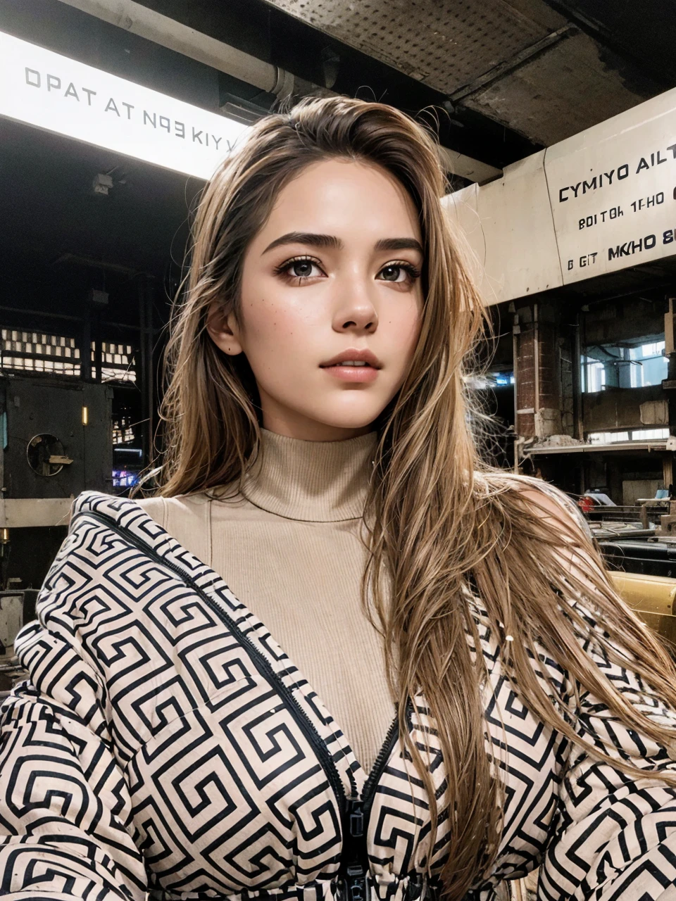 (1girl:1.3), solo,__body-parts__, official art, unity 8k wallpaper, ultra detailed, beautiful and aesthetic, beautiful, masterpiece, best quality, RAW, masterpiece, super fine photo,, best quality, super high Resolution, photorealistic, sunlight, full body portrait, stunningly beautiful,, dynamic pose, delicate face, vibrant eyes, (side view), she is wearing a futuristic Iron Man mech, red and gold, Highly detailed abandoned warehouse background, detailed face, detailed complex busy background, messy, gorgeous, milky, high detailed skin, realistic skin details, visible pores, sharp focus, volumetric fog, 8k uhd, dslr camera, High quality, film grain, fair skin, photorealism, lomography, sprawling metropolis in a futuristic dystopia, view from below, translucent