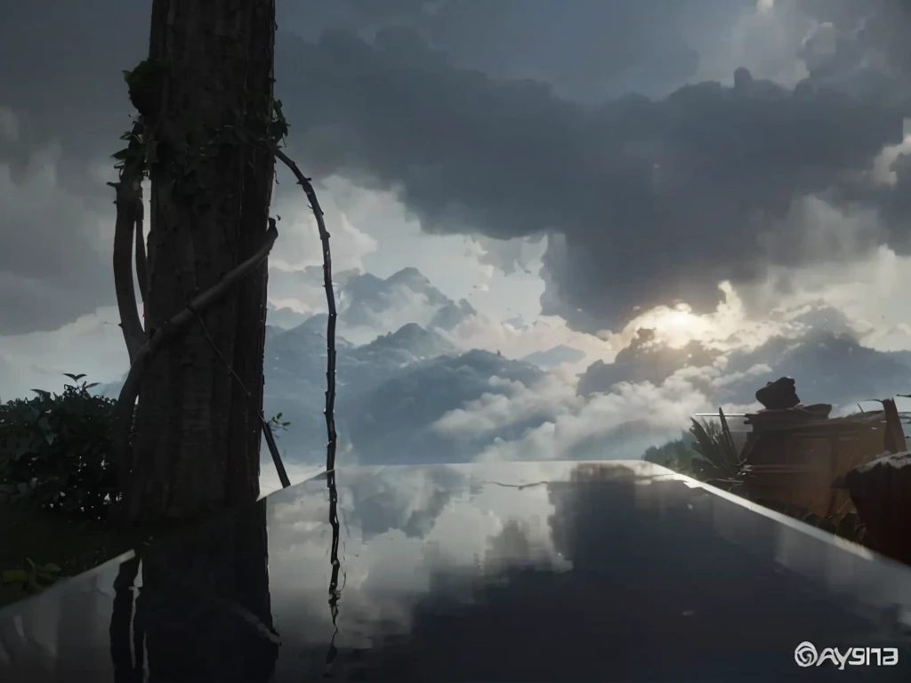 Masterpiece, best quality, (very detailed CG unified 8k wallpaper), (best quality), (best illustration), (best shadolowing elf with a glowing deer, drinking water in the pool, natural elements in forest theme. Mysterious forest, beautiful forest, nature, surrounded by flowers, delicate leaves and branches surrounded by fireflies (natural elements), (jungle theme), (leaverancheireflies), (particle effects) and other 3D, Octane rendering, ray tracing, super detailed , deer --v6