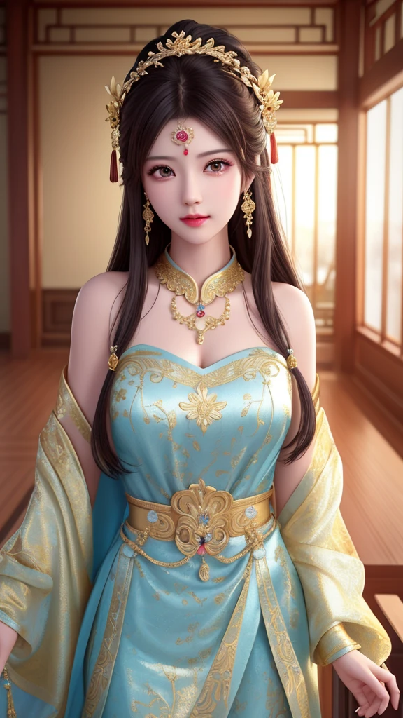 best quality, masterpiece, highres, 1girl,china dress,hair ornament,necklace, jewelry,Beautiful face,upon_body, tyndall effect,photorealistic, dark studio, rim lighting, two tone lighting,(high detailed skin:1.2), 8k uhd, dslr, soft lighting, high quality, volumetric lighting, candid, Photograph, high resolution, 4k, 8k, Bokeh,