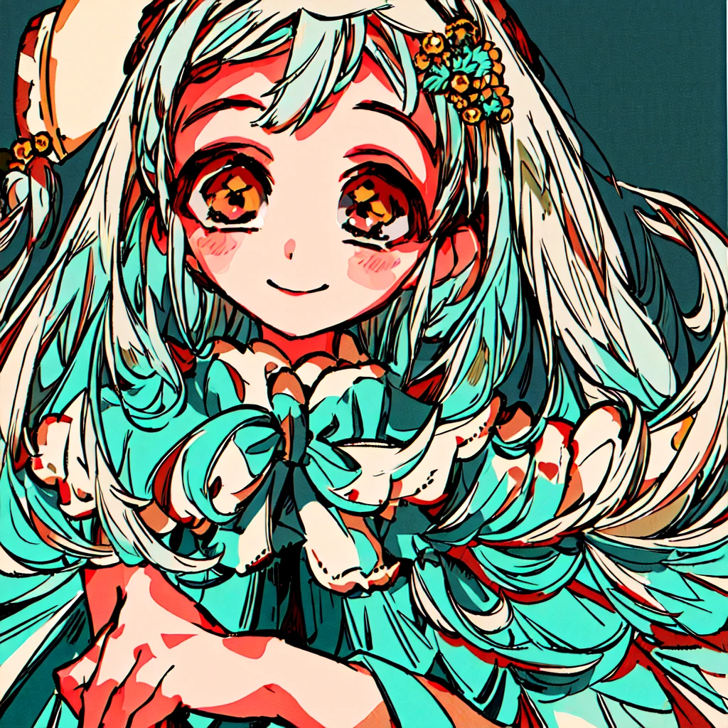 masterpiece, intricate detail,best quality, 1girl, solo, smile, looking at viewer, detailed eyes, 5 hands, high quality