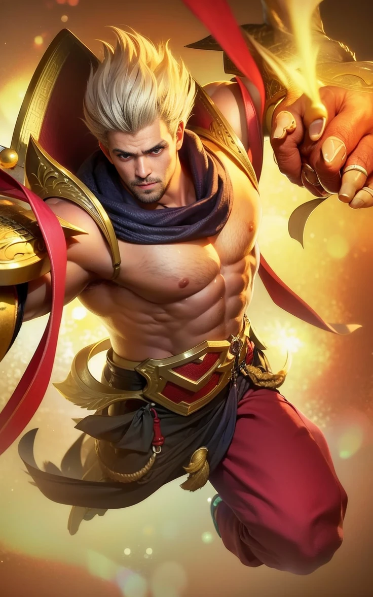 Best quality, masterpiece, detailed skin texture, detailed clothes texture, detailed face, super detail, 8k, intricate detail, 1 boy, The color doesn't change, Muscle guy, 1 guy