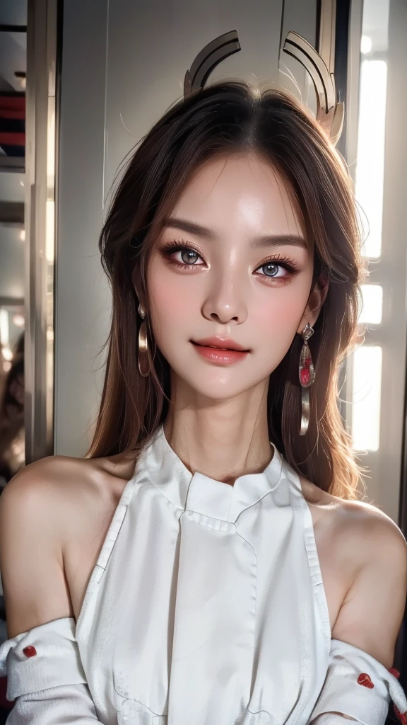((Best quality, 8k, Masterpiece :1.3)), Sharp focus :1.2, a beautiful woman with short black hair, detailed tattoos covering her body, taking a selfie in a mirror, intricate tattoo designs, detailed skin texture, sharp focus, vivid colors, dramatic pose  with perfect figure :1.4, Slender abs :1.3, Raw photography、超A high resolution, full body, fair white skin、shiny white skin,Best Quality, Ultra High Definition, (Photorealistic:1.4),Sunset Light, Detailed Photo, Smiling, Sexy, Facing Camera, Close-up (Masterpiece: 1.3), (8K, Photorealistic, Best Quality: 1.4), (1girl), Beautiful Face, (Realistic Face),Beautiful Hairstyle, Realistic eyes, beautiful detail eyes, (realistic skin), beautiful skin, (sweater), absurd, attractive, ultra high resolution, ultra realistic, high definition, golden ratio,Good hands、10、high-reaster-piece、highest quality、head:1.3、((Hasselblad photo))、Fine Skin、crisp focus、(Light like a movie)、gentle lighting、Dynamic Ungle、[:(detailed face:1.2):0.2], Negative Pro, smiling, ((detailed face )),(detailed body ) , (((The massage central))), (((room master))), Highly detailed face and skin texture, Detailed eyes, Double eyelid,huge breasts,masterpiece,super fine eyes,super fine hand,Wearing jewelryrealistic, face zoom, perfect makeup, Ultra Sharp Focus, Vivid Colors, High QualityFocus