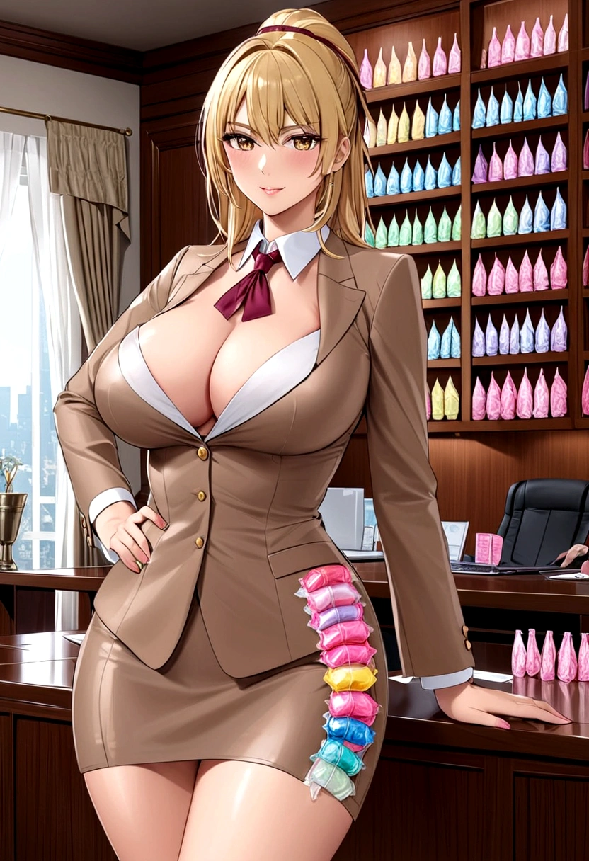 best quality Saber big breasts business suit House made from condoms 