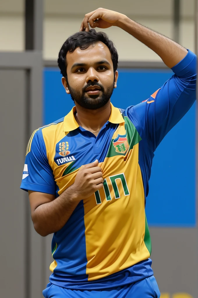Rohit lift the world cup T20 2024 photo