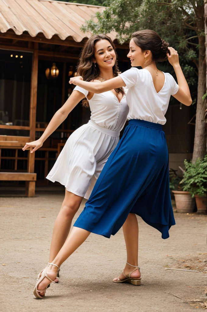 Women dancing
