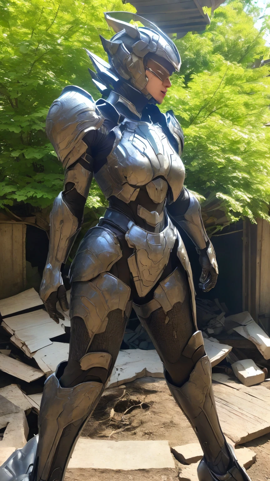 ((Middle-aged women))Textured skin, Super detailed, Attention to detail, high quality, 最high quality, High resolution, 1080P, , (Lie on your back)beautiful,(War Machine),beautifulサイボーグ女性,Mecha Cyborg Girl,(Exposure of internal machinery)((heavily damaged and destroyed armor)),A woman with a feminine mechanical body、Kind Face Black-haired,Full Body Shot)、、A lot of sweat on the face、A blank look、Sleep on your back、Turn your face at an angle、Open your mouth((Sticking out tongue)、Smoke comes from the whole body((There are deep cracks in the armor all over his body.))(Short-haired Spread your legs ryona Steam coming from my head