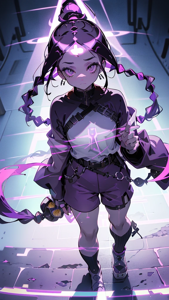 Kizi,teardrop,weeping,ripped apart,chain leash,Behind the arm,kneeling down,shackle,BDSM,high ponytails