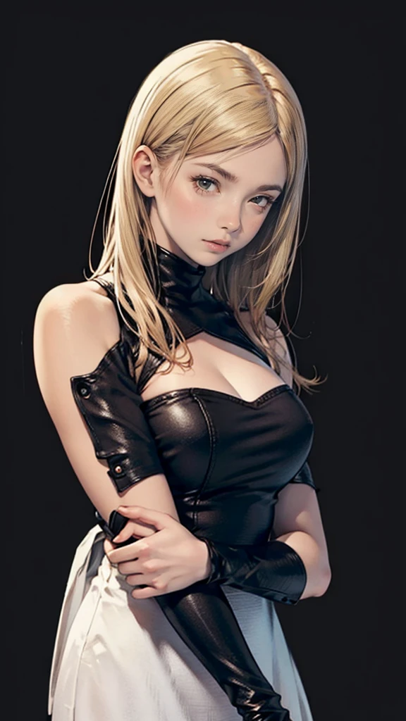 Beautiful Japan, Scoop Neck,,beautiful caucasian woman,(((open neck))),slender body,light blond hair, Attractive posing, Full body, perfect detailed face, frame the head, glamour,damage costume,beautiful caucasian woman,slender full body,perfect detailed face, frame the head,wear torn,torn clothes,,,((a school girl in ripped Japanese sailor school uniform)), In a ruined village, (wearing a tattered uniform:1.5), Resist desperately, Small breasts, Cleavage, Attractive thighs, Shiny black hair, Medium Straight Hair, Asymmetrical bangs, Black eyes filled with tears, A tense look, (Chained hands:1.7), Sweaty skin, Ready for battle, Intense battles with powerful enemies, Dark fantasy, A fierce battle between goblins and orcs, Monster Attack, Surrounded by many zombies, (Highest quality,4K,8k,High resolution,masterpiece:1.3),Very detailed,(Realistic,photoRealistic,photo-Realistic:1.3),Intricate details, hyper Realistic, Cinema Lighting