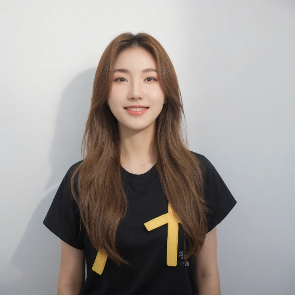 Best Quality, 8k, Masterpiece, (Portrait: 1.3), (photo realistic:1.4), (hyper realistic:1.4), Sharp Focus, looking at viewer, (smoother lighting:1.1), (increase cinematic lighting quality:0.9), realistic lighting, backlighting, light on face, ray trace, (brightening light:1.2), (Increase quality:1.4), sharp detail, (best quality real texture skin:1.4), finely detailed eyes, black_eyes, finely detailed face, 25 year old Korean woman, (white off-shoulder_shirt:1.4), (Create an image maintaining the original base model hairstyle:1.5)
