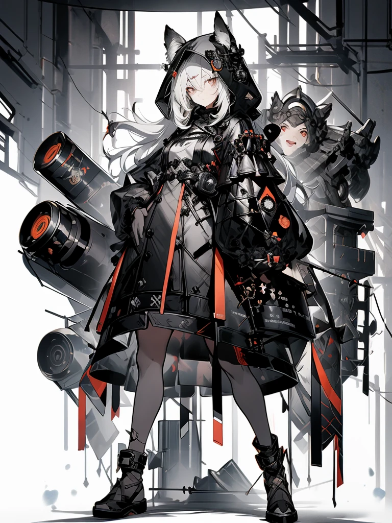 a black overcoat on top of a giant wolf, drawing of a woman with a bow and arrows, hood r, detailed game art illustration, octopath voyager, red and black, clothes, good hips and long legs, female sheriff, high detailed face anime , female thief, Breakdomain artwork in the style of guweiz, girl wearing hoodie, colorful character faces, style of greg simkins, anime still image, bite, streaming on twitch, by Kanō Naizen, art magazine, sharp teeth, ouka_niji 5 + OC, artgerm