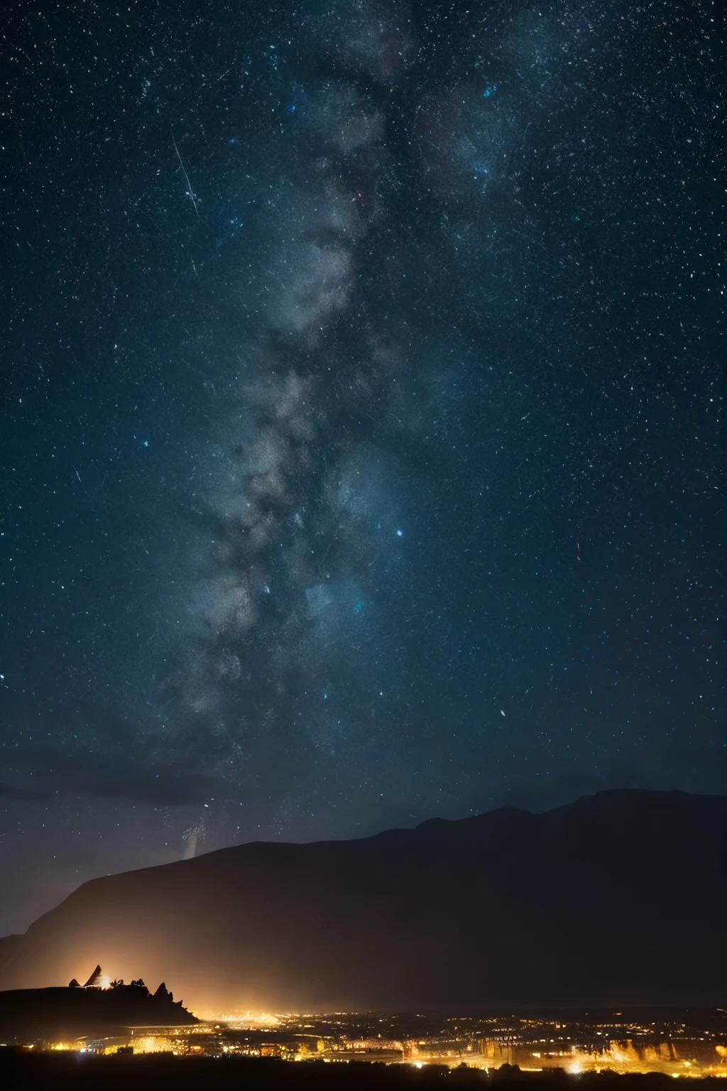 Fantastic scenery at night、Starry Sky, lost in space