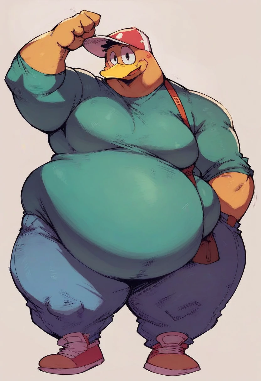 Fat obese sssbbw gluttony dasy duck