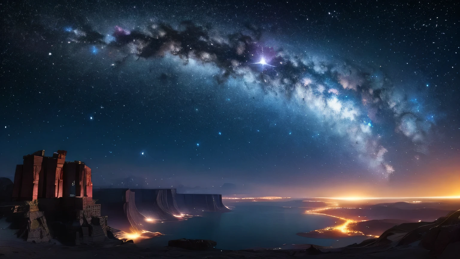 Fantasy、Starry Sky, lost in space, galaxy