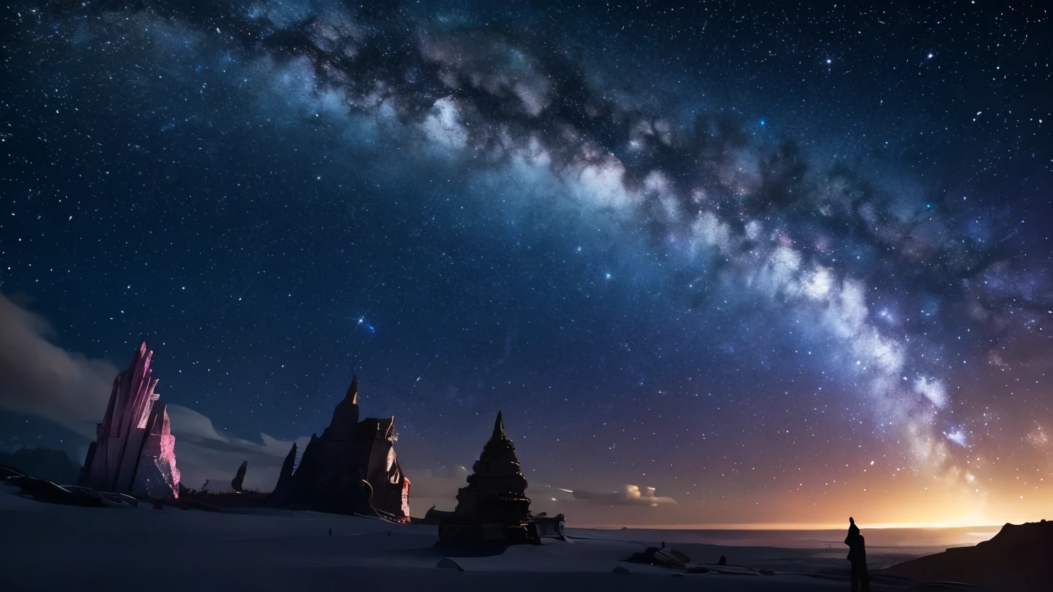Fantasy、Starry Sky, lost in space, galaxy