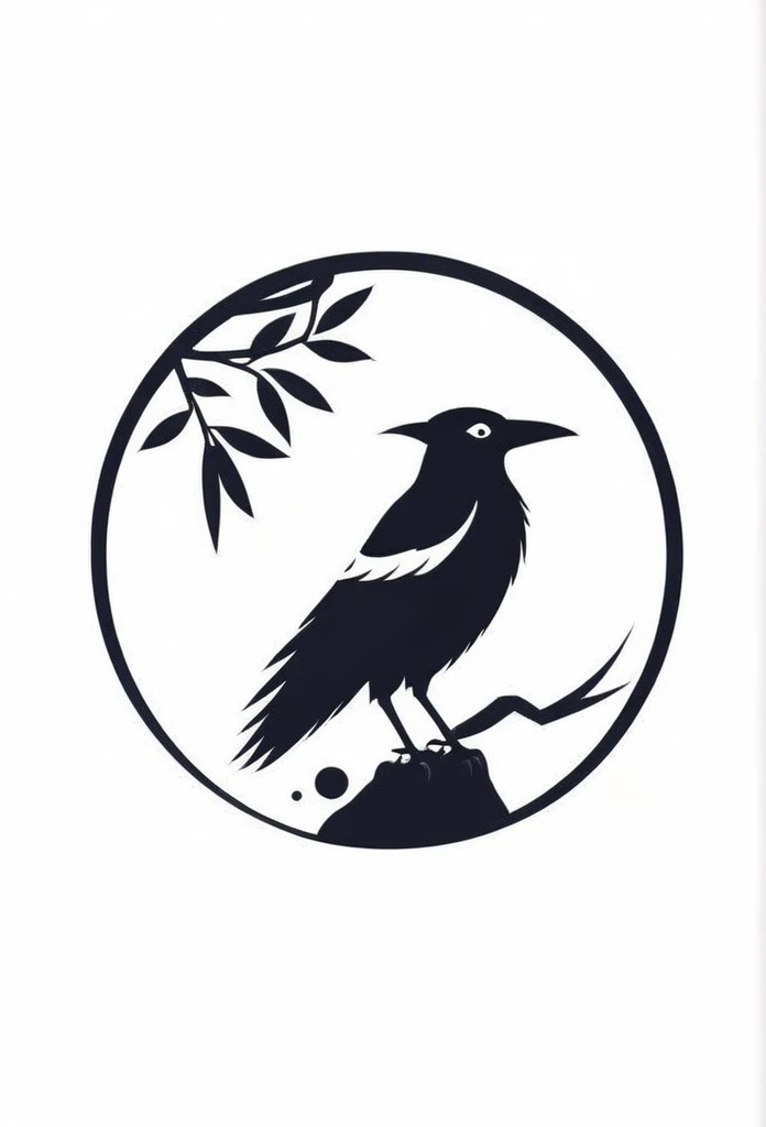 Logos of Japanese fashionable companies
put a crow in one's logo
Japanese-style design
Pretty cool
chic and modern design
monotone
The background is white