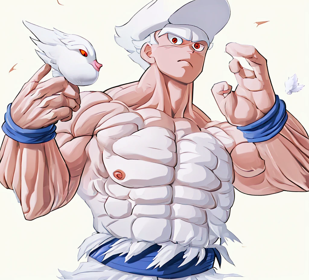 White goose,strong,muscle,Upper Body