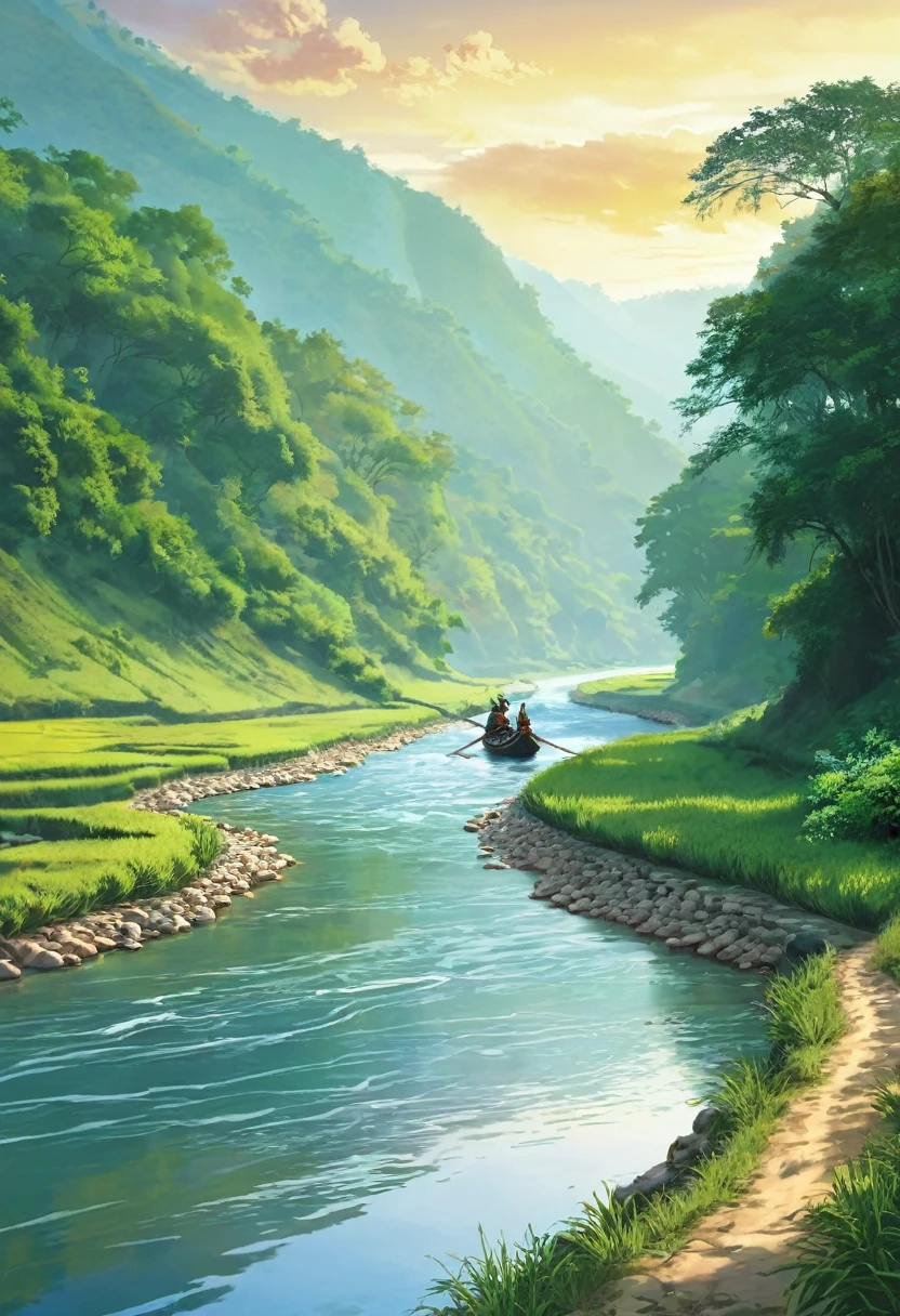 long journeys along the rivers
