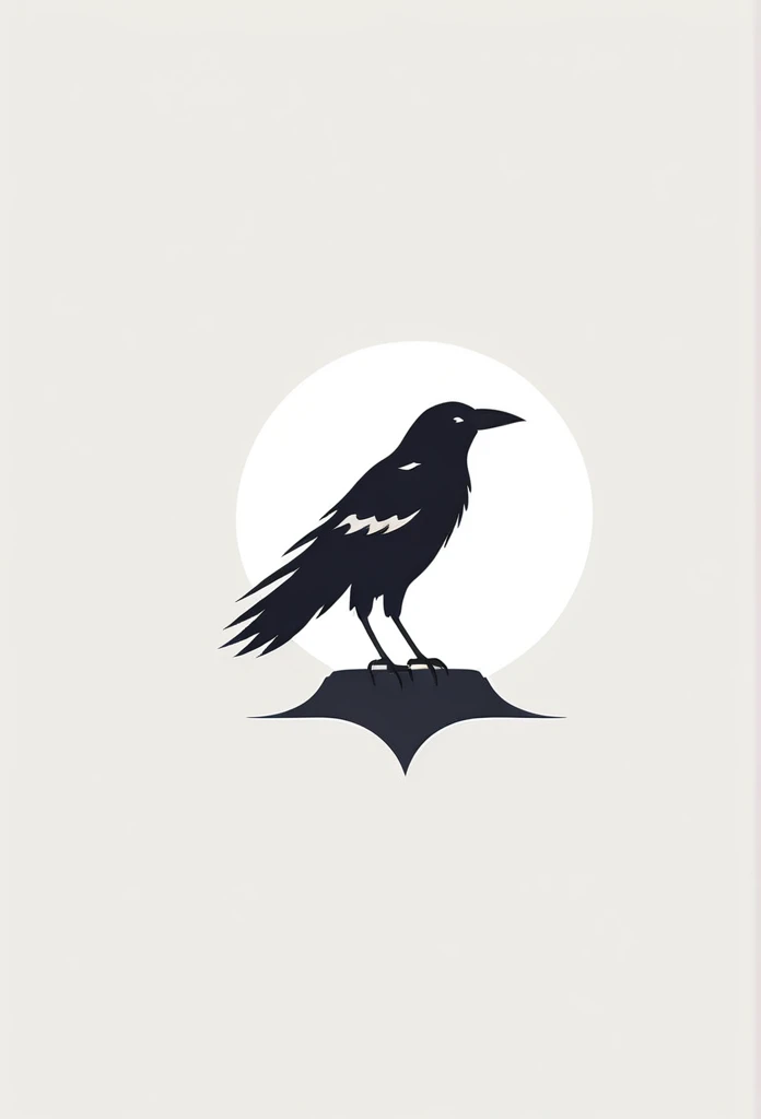 Logo of a stylish Japanese management consulting firm
put a crow in one's logo
traditional Japanese-style design
Pretty cool
chic and modern design
monotone
The background is white