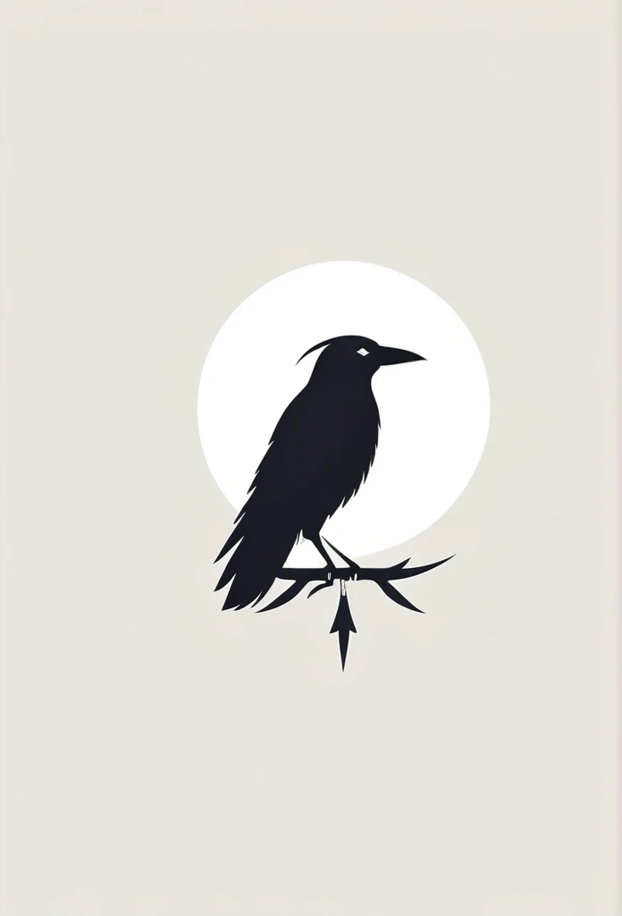 Logo of a stylish Japanese management consulting firm

put a crow in one's logo
traditional Japanese-style design

Pretty cool

chic and modern design
monotone



The background is white