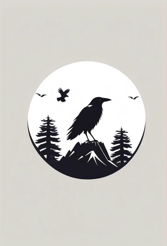 Logo of a stylish Japanese management consulting firm
put a crow in one's logo
Pine trees, rocks and Japanese designs
Pretty cool
chic and modern design
monotone
The background is white