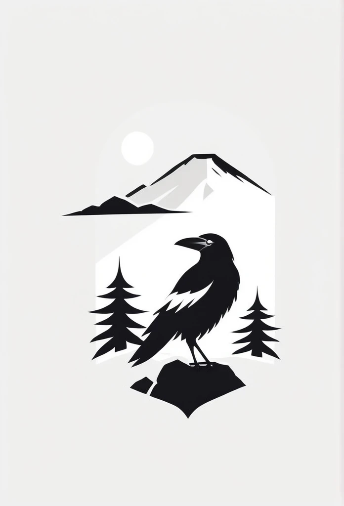 Logo of a stylish Japanese management consulting firm

put a sharp crow in one's logo
with Japanese designs such as pine trees, rocks, and Hinomaru

Pretty cool

chic and modern design
monotone



The background is white