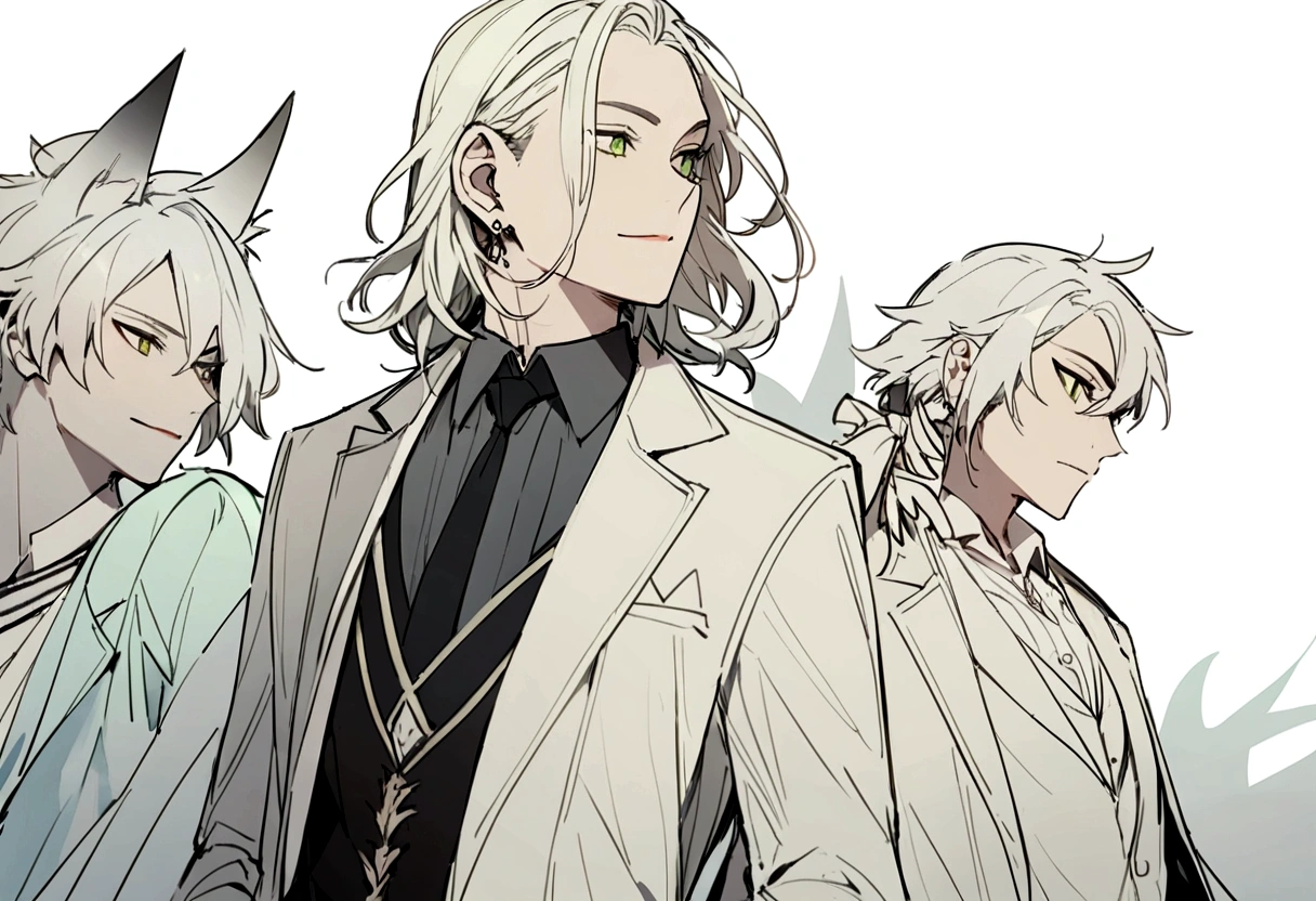 A man half of whom is wild and the other half is calm