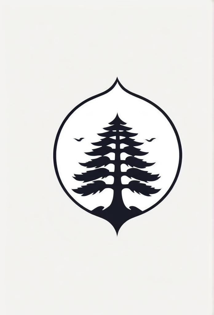 Logo of a stylish Japanese management consulting firm

put a sharp yatagarasu in one's logo to hide behind a pine tree
Japanese-style design

Pretty cool

chic and modern design
monotone



The background is white