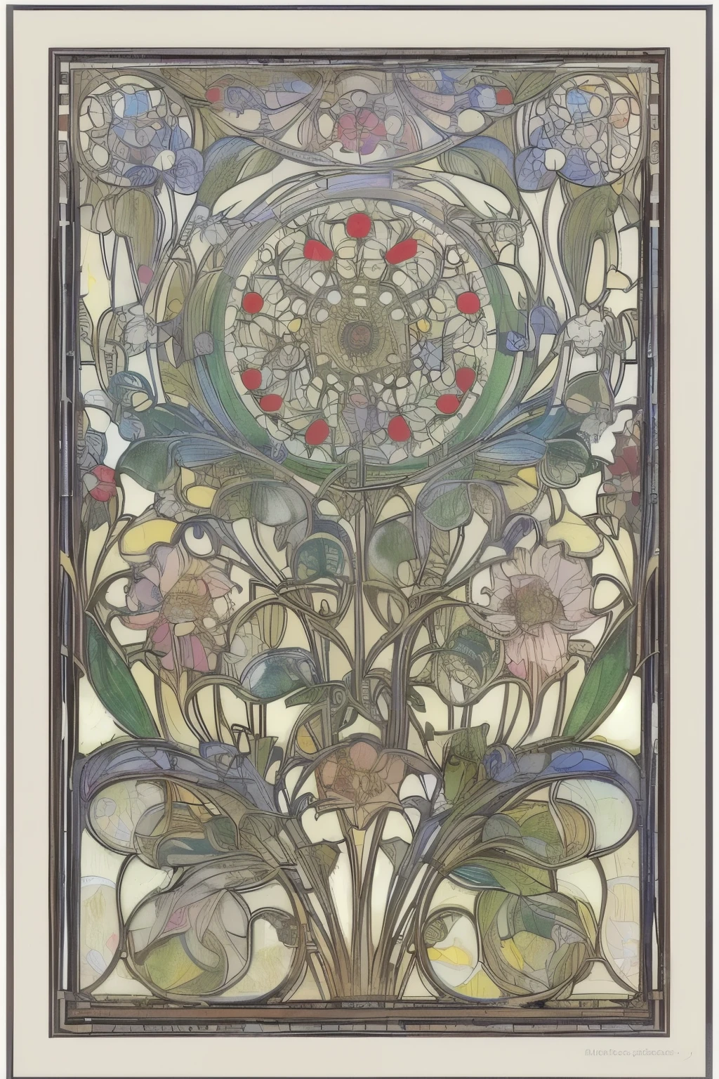 Flower Painting, Floral frame, Decorative panel, Abstract Art of Alphonse Mucha, sketchfab, 色や影のないLine artやシーン. (masterpiece, Better Quality, High resolution: 1.4), be familiar with, Intricate details, 4K, Color Splash, Line art, Fibonacci, 