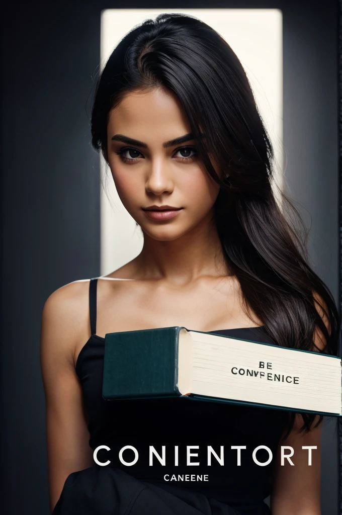 Big book , cover is Confidence, dark background