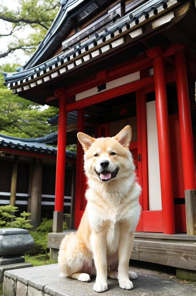 Japanese style、Guardian Dog、shrine、cool、2