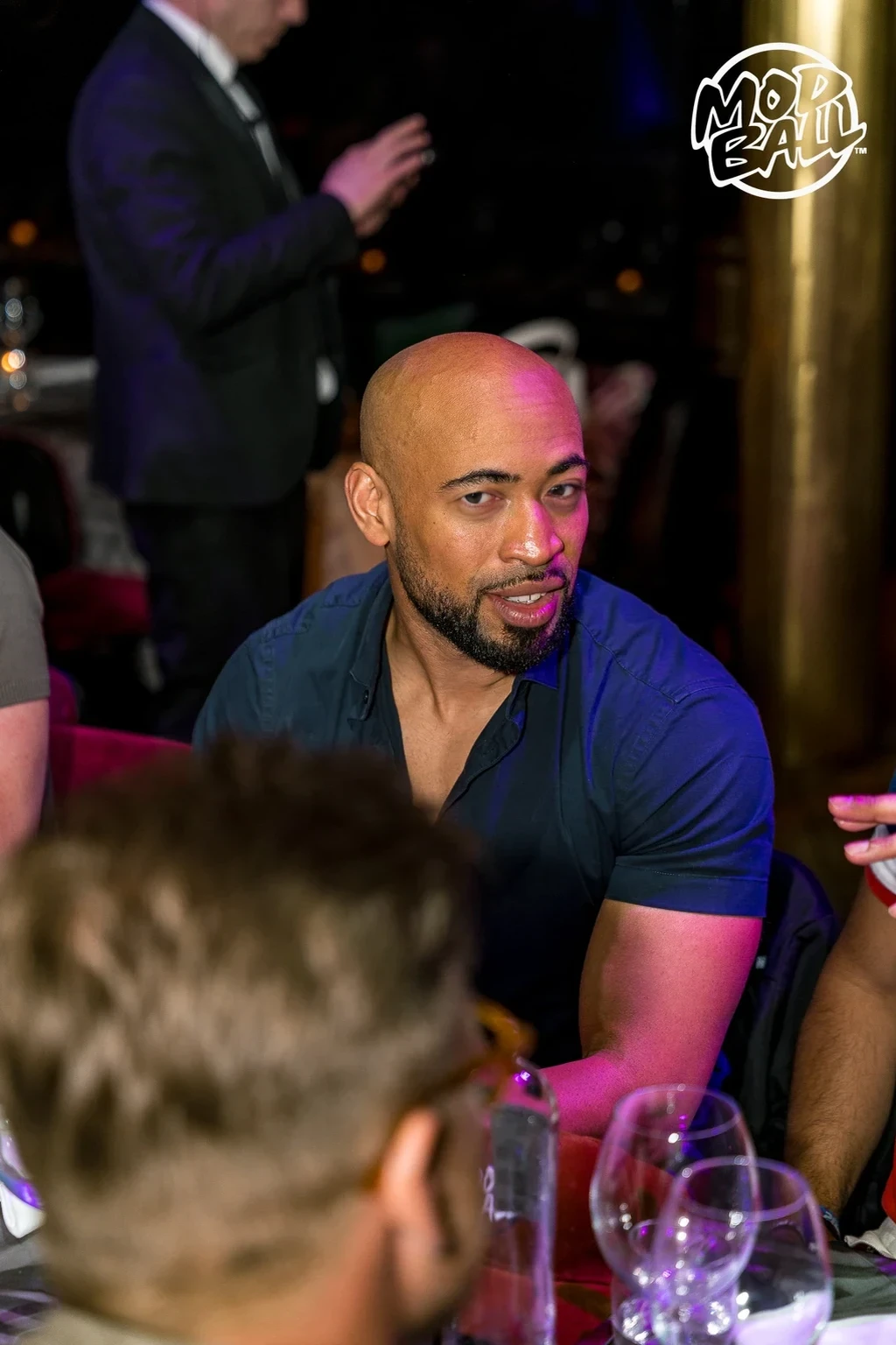 man looking straight at the camera