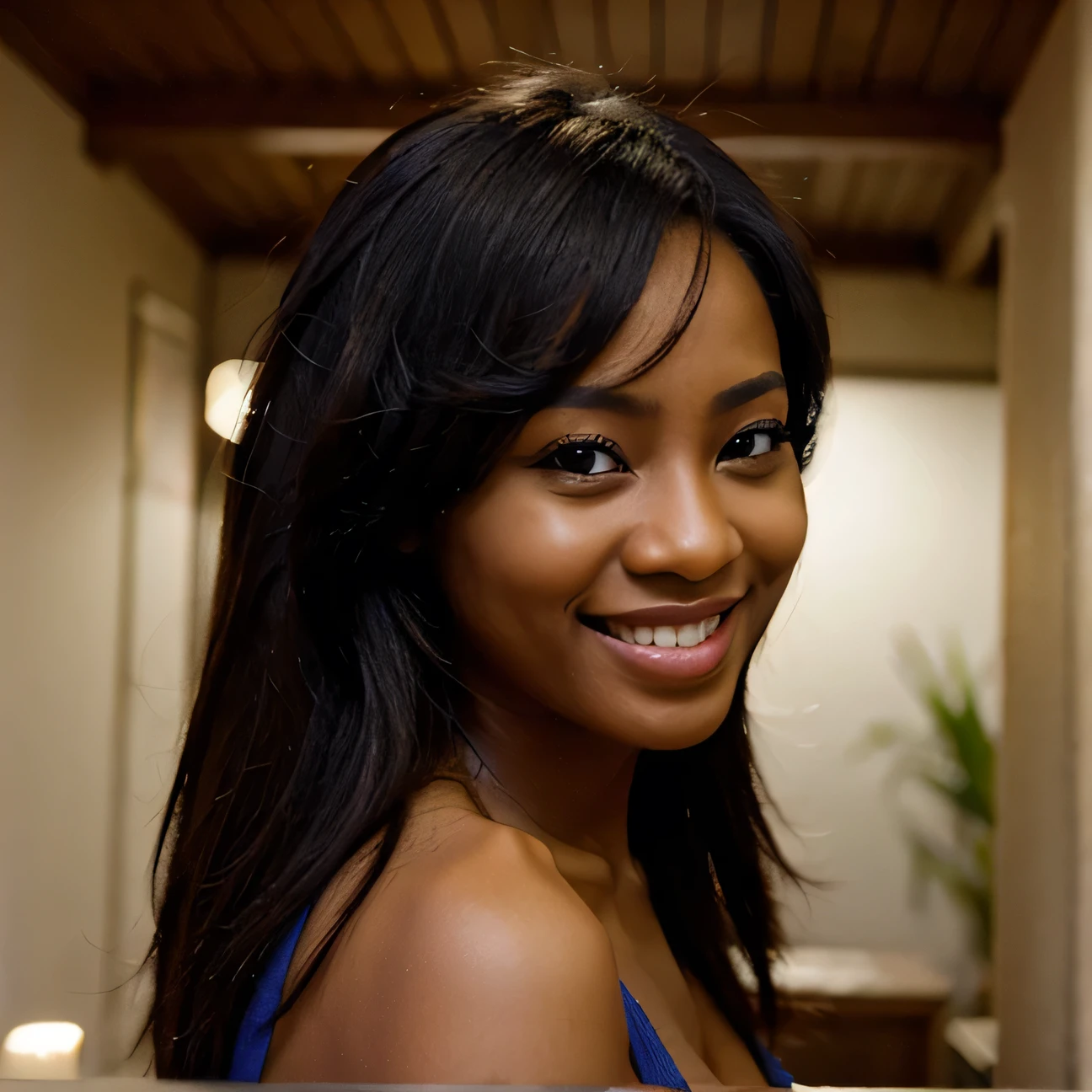 Sexy ibadan lady smiling