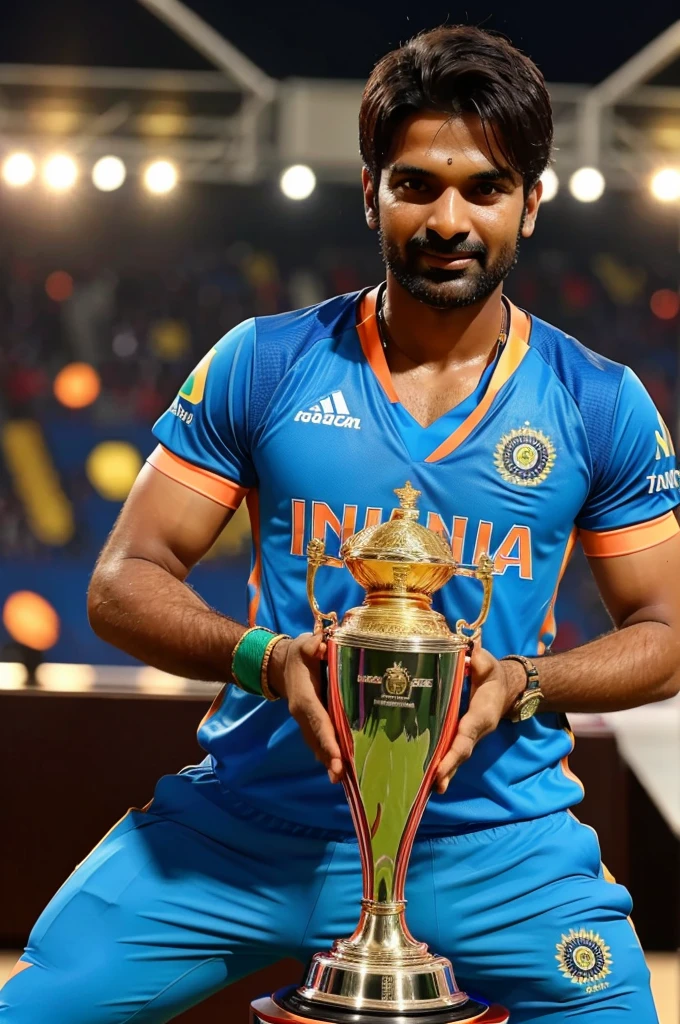 T20 world cup 2024 win india pic with trophy