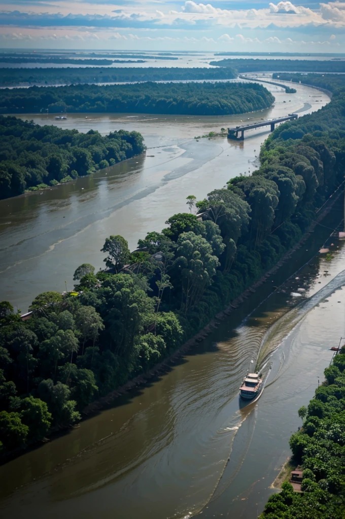 Mahakam River, Samarinda East Kalimantan
