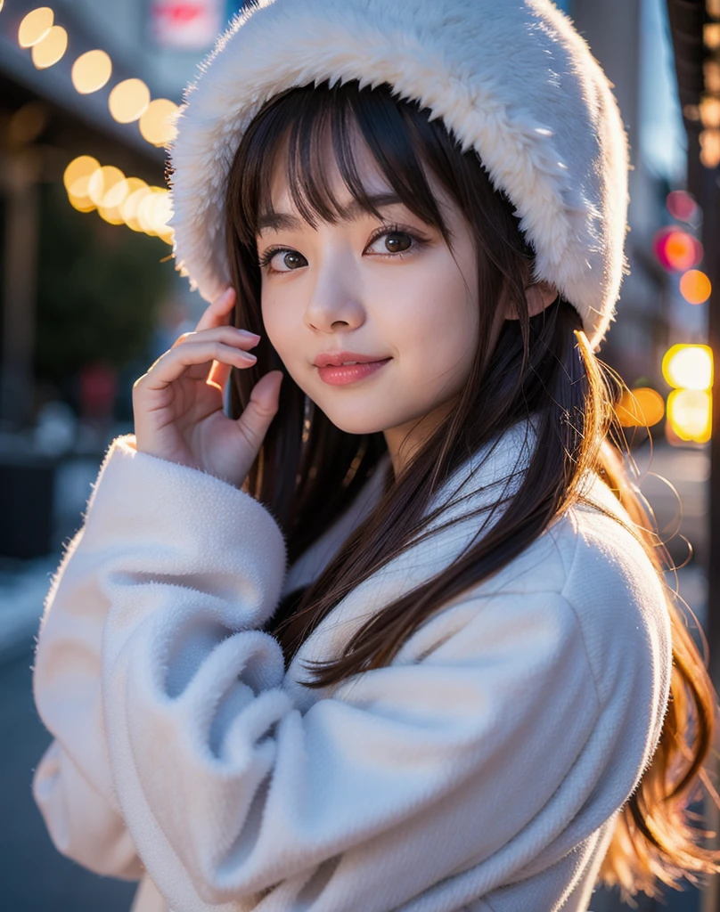 (4k, RAW photo, best quality, masterpiece:1.2),japanese,1girl, winter