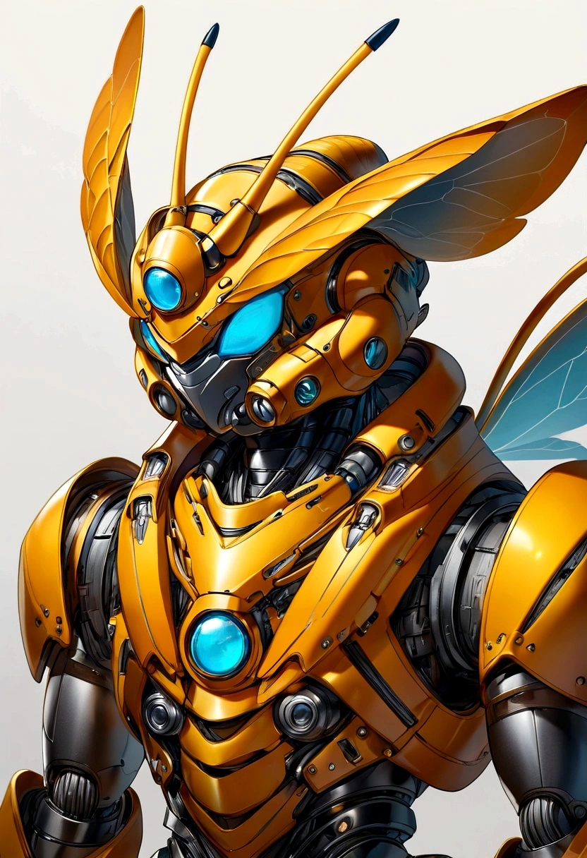 design a metal hornet for a logo