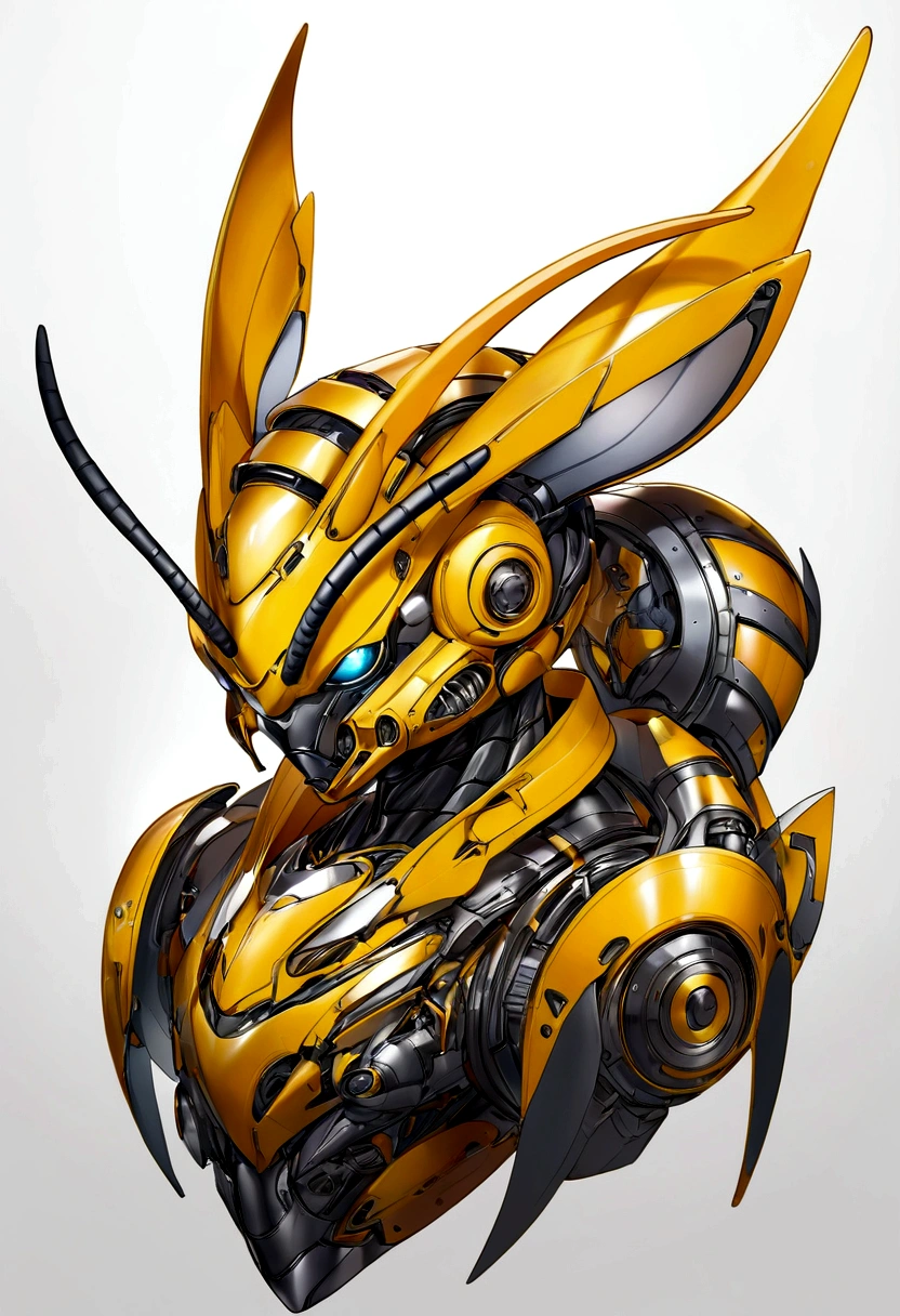 design a metal hornet for a logo
