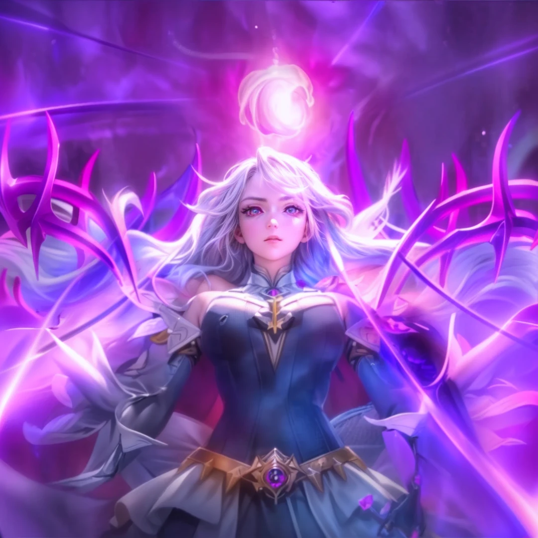 Best quality, masterpiece, ultra high res, (photorealistic:1.4), pink eyes, gray hair, professional lightning, sharp focus, deep shadow, (extremely detailed CG unity 4k fhd wallpaper), 8k.